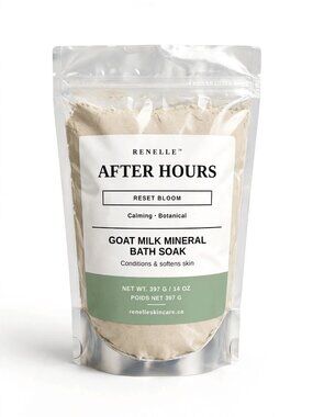 Renelle Goat Milk Mineral Bath Soak Lavender 14oz